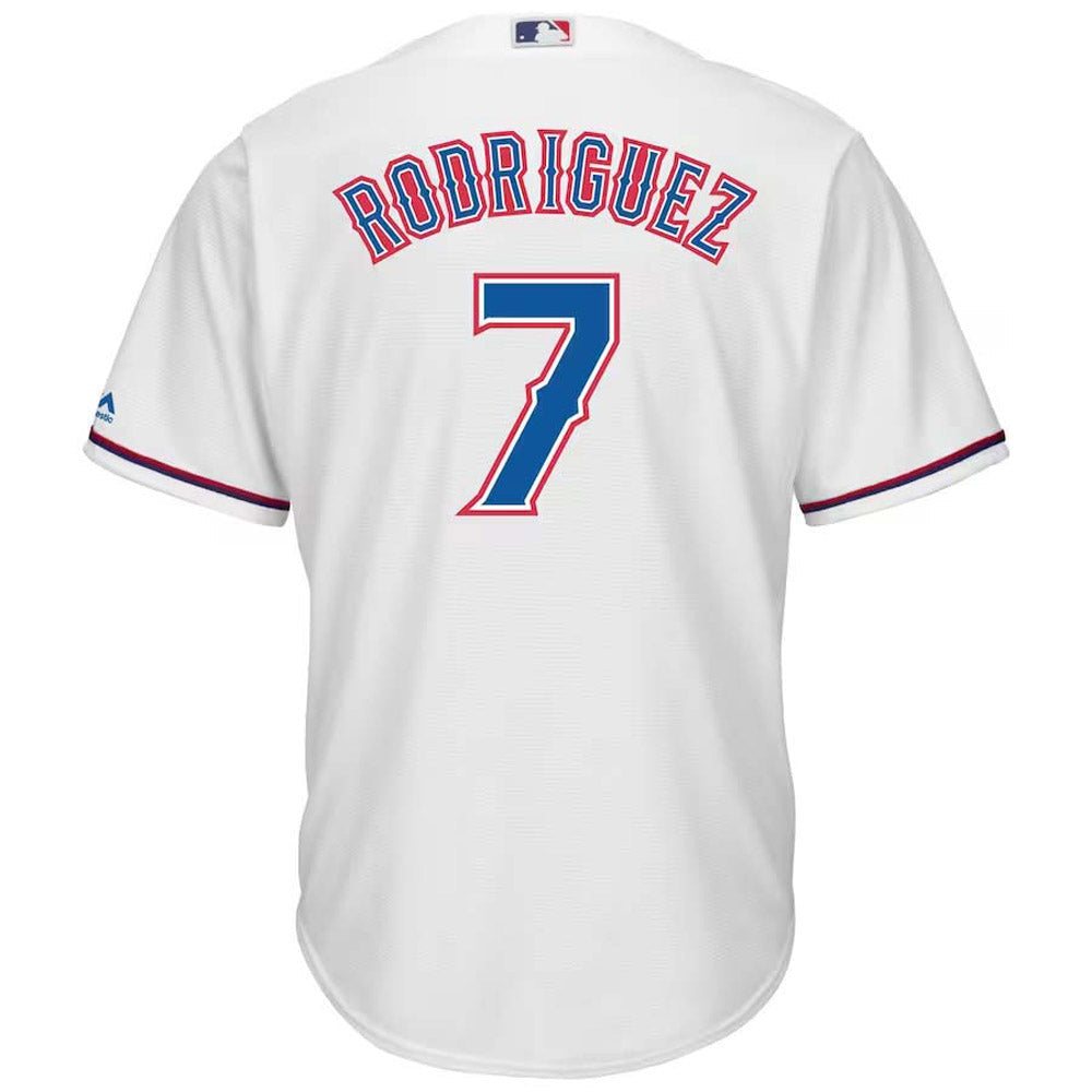 Youth Texas Rangers Ivan Rodriguez Replica Home Jersey - White