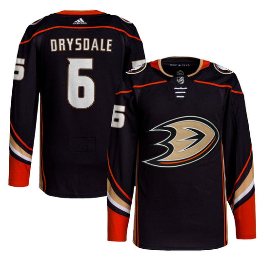 Anaheim Ducks #6 Jamie Drysdale Black Home Authentic Jersey