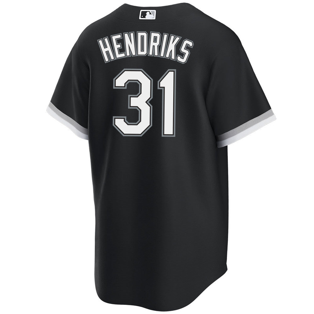 Men's Chicago White Sox Liam Hendriks Cool Base Replica Alternate Jersey - Black