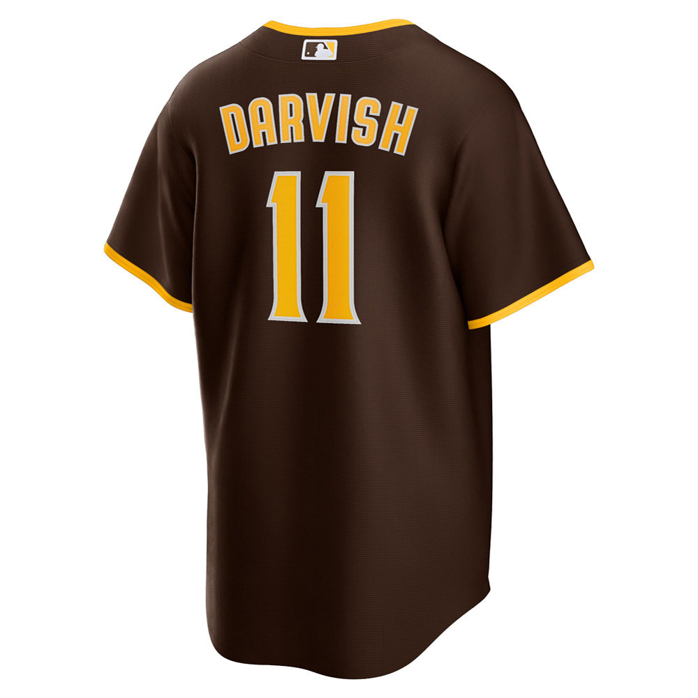 Men's San Diego Padres Yu Darvish Alternate Player Jersey - Brown